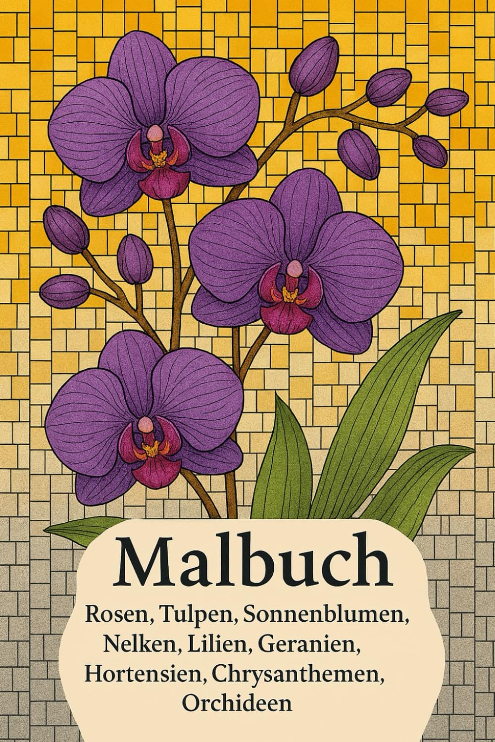 Ausmalbuch Blumen