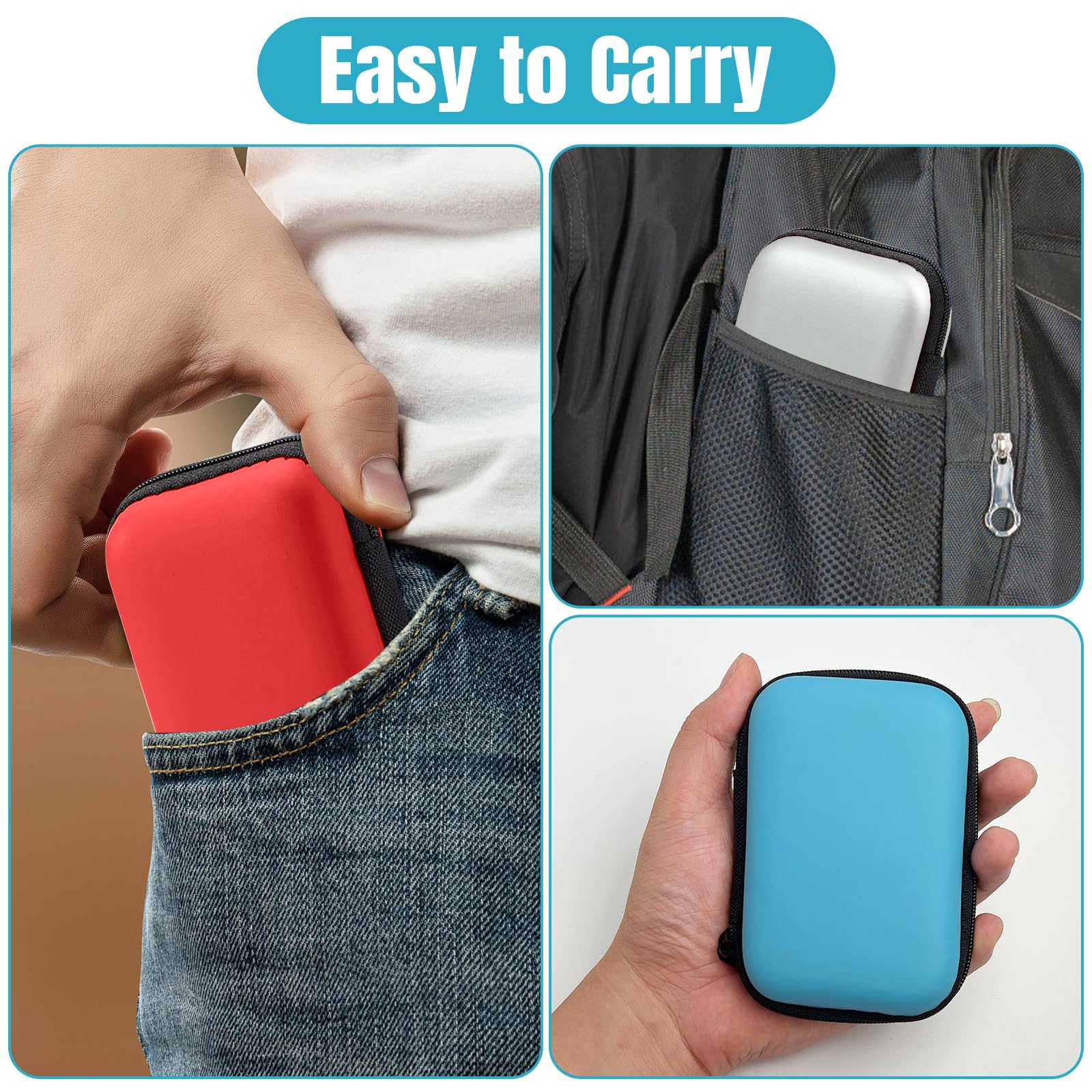 4 Pcs Playing Card Case for UNO Cards Waterproof UNO Case for Camping Storing 4 Colours UNO Card Holder Game Box - Image 3