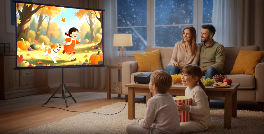 Amazon.com: lejiada 60 Inch Portable Projector Screen with Tripod