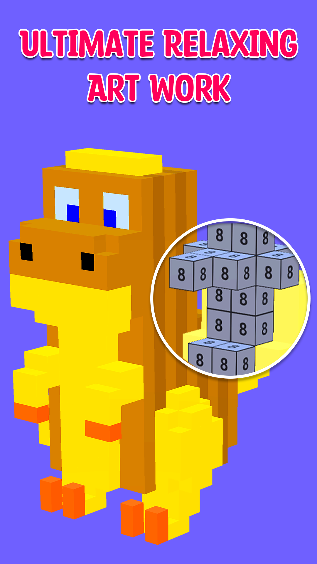 Dinosaurs 3D Color By Number - Voxel Animals Paint Book - App on Dinosaurs 3D Color By Number - Voxel Animals Paint Book - App on