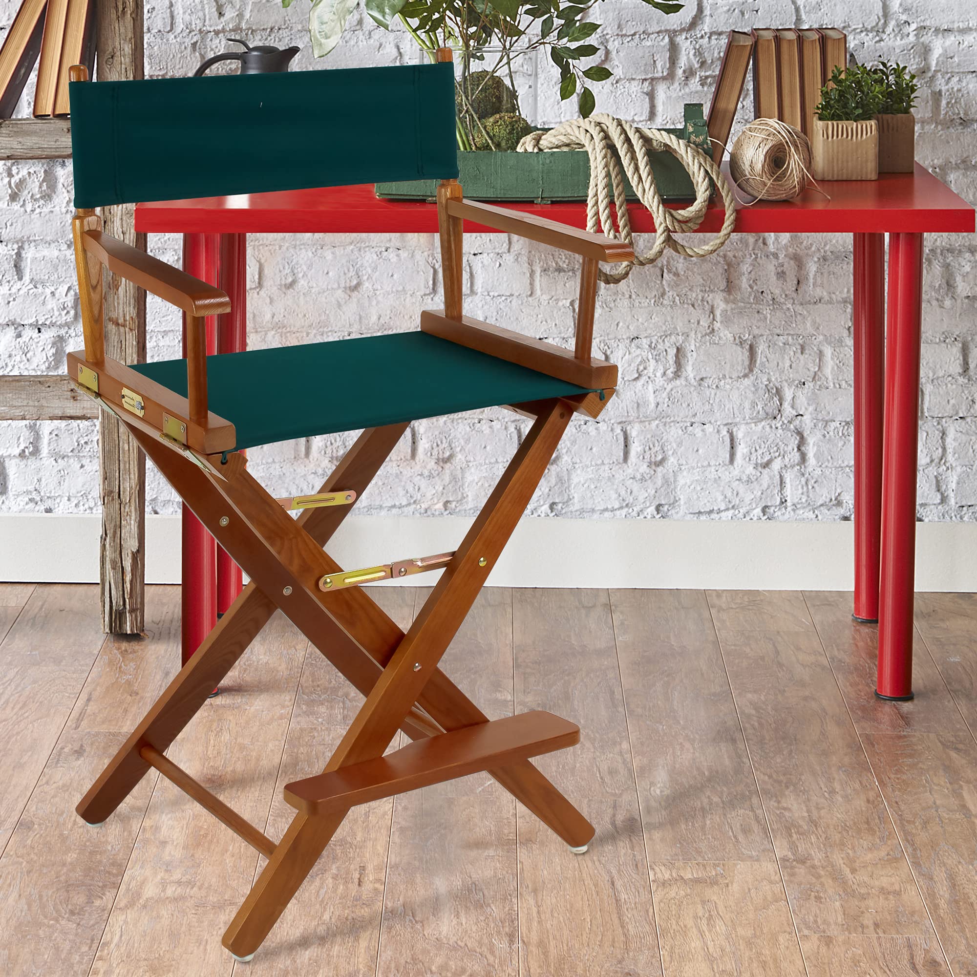 American Trails Mission Oak Frame Hunter Green Canvas 24