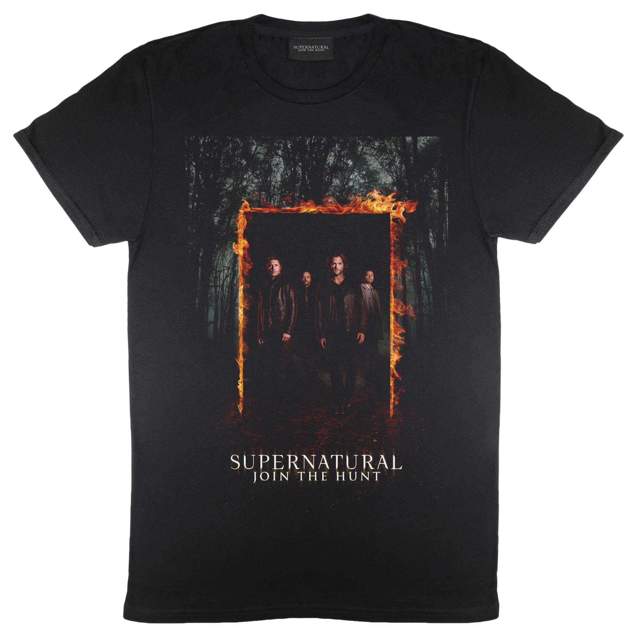 Popgear Men's Supernatural Leading Poster T-Shirt Fashion