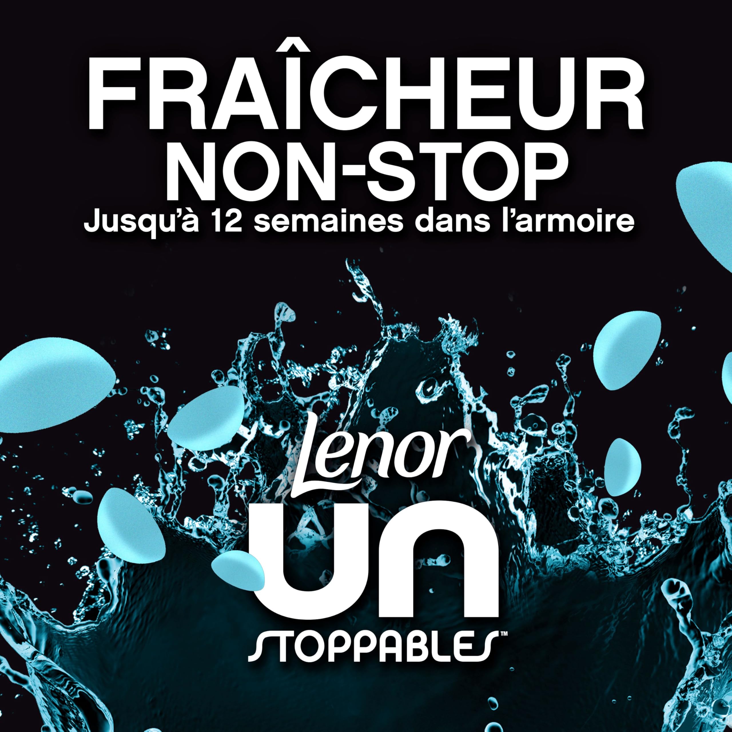 Lenor Unstoppables Aérien, 78 lavages (6 x 155g), Parfum de Linge en Perles Pour un Vent de Fraîcheur Lavage Après Lavage,