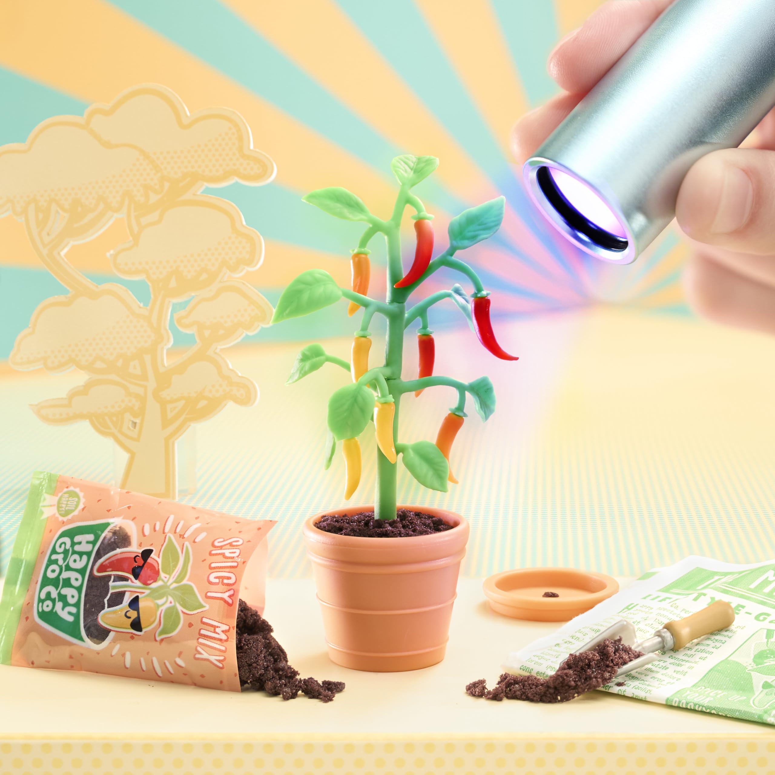 MGA's Miniverse Make It Mini Nature Series 3 - Mini Przedmioty Kolekcjonerskie, Rękodzieło DIY, Repliki Roślin, Zabawkowe Kwiaty, dla Kolekcjonerów i Dzieci w Wieku 8+
