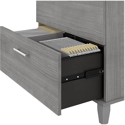 Miniatura 8 de Bush Furniture Somerset Archivador lateral de 2 cajones en gris platino
