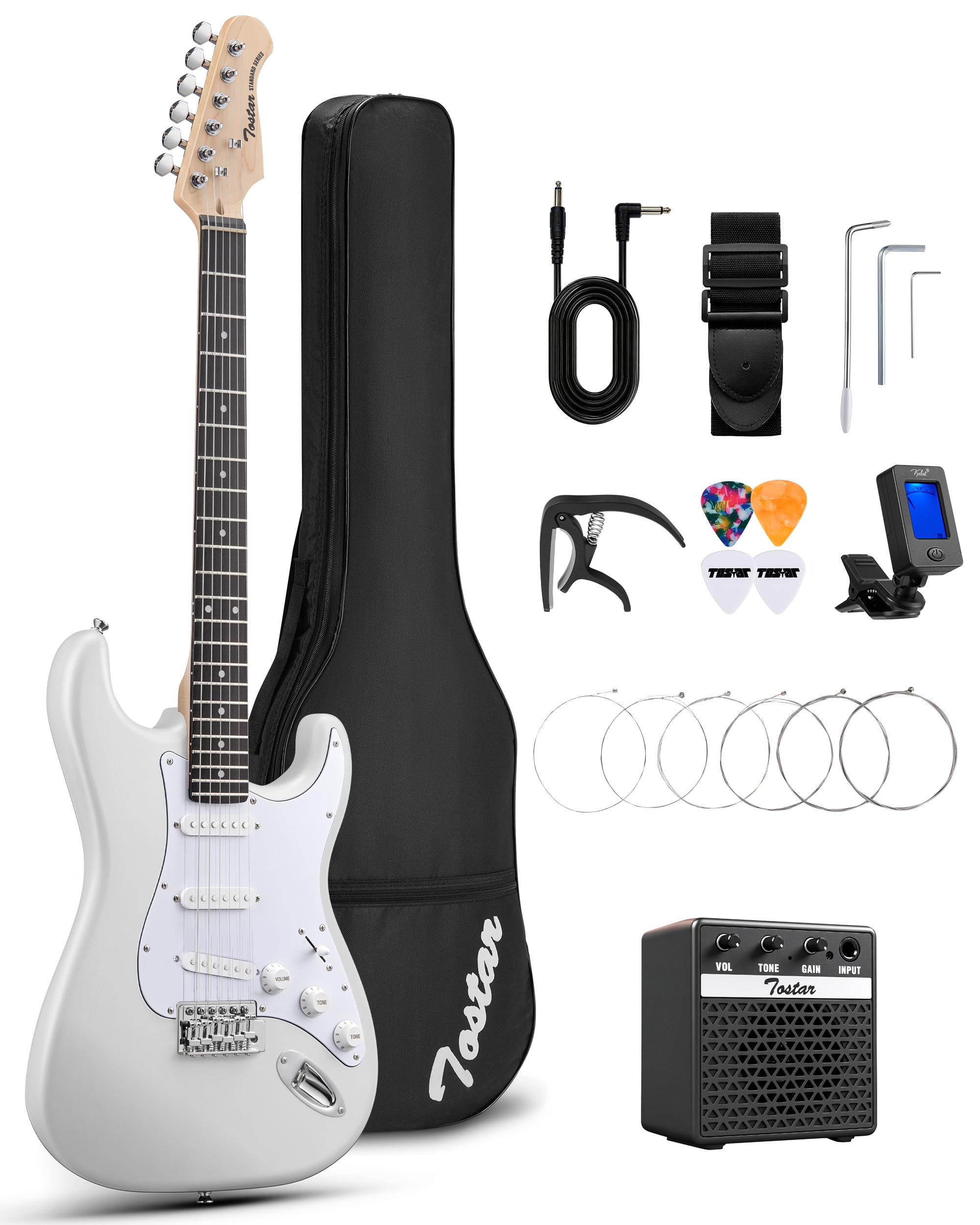 Tostar 39" Full Size Electric Guitar