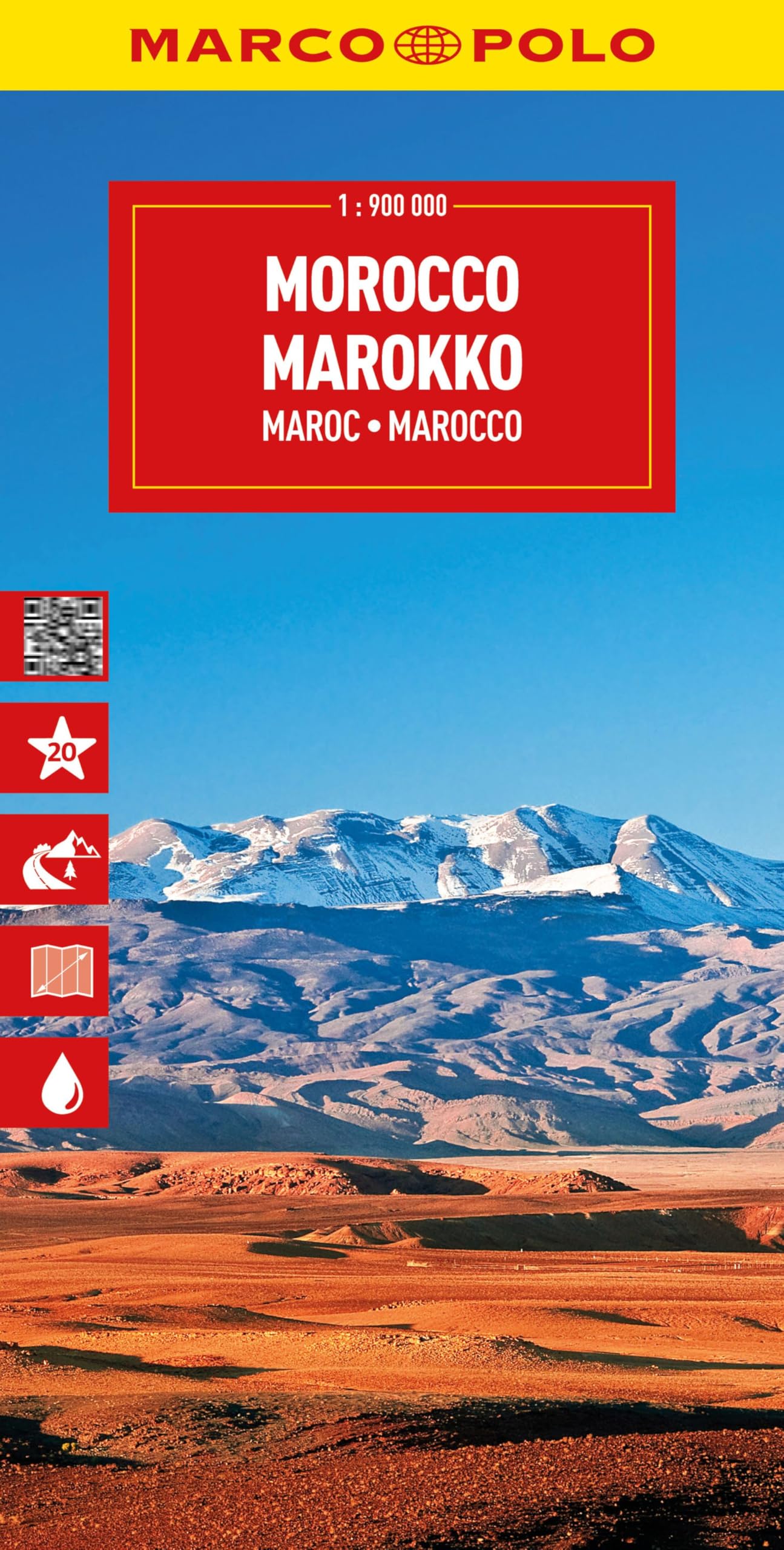 Morocco Marco Polo Map : wegenkaart 1:900.000 (Marco Polo Maps)