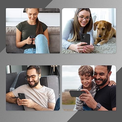 Miniatura 7 de ORIbox - Funda compatible con iPhone 13, acabado suave de silicona líquida exterior