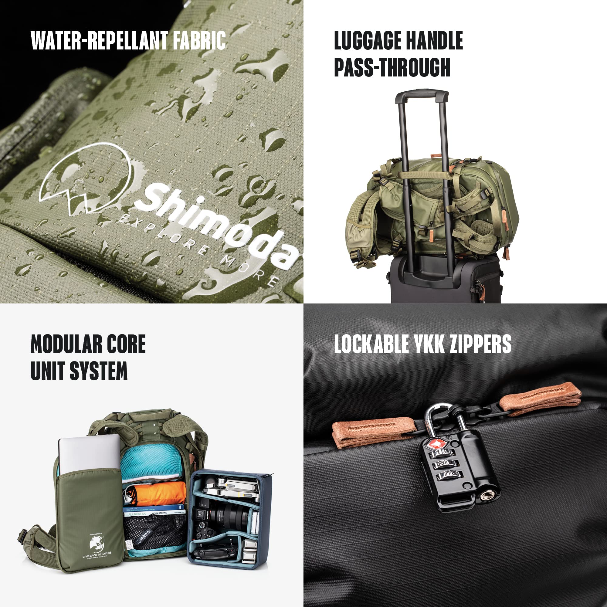 Shimoda Explore V2 25 Water Resistant Camera Backpack - Fits DSLR 
