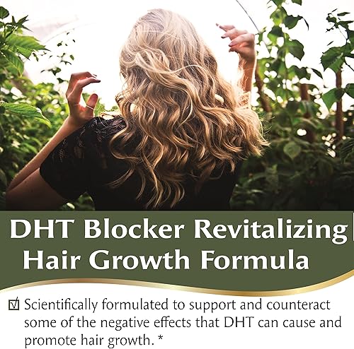 Miniatura 6 de PACIFIC NATURE'S DHT Blocker Suplemento revitalizante para el crecimiento del cabello (60 cápsulas) apoya el crecimiento saludable del cabello tanto