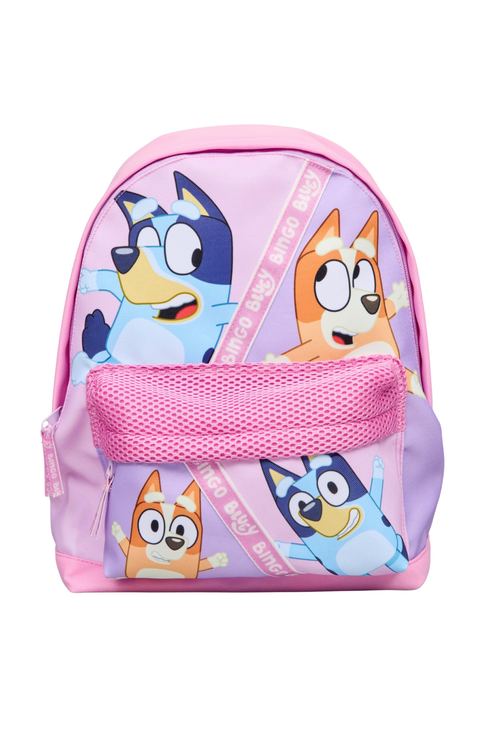 Bluey Girls Pink Backpack - Nursery Rucksack For Kids - Sports Travel School Bags For With Bingo - Toddler Bag For Nursery Preschool