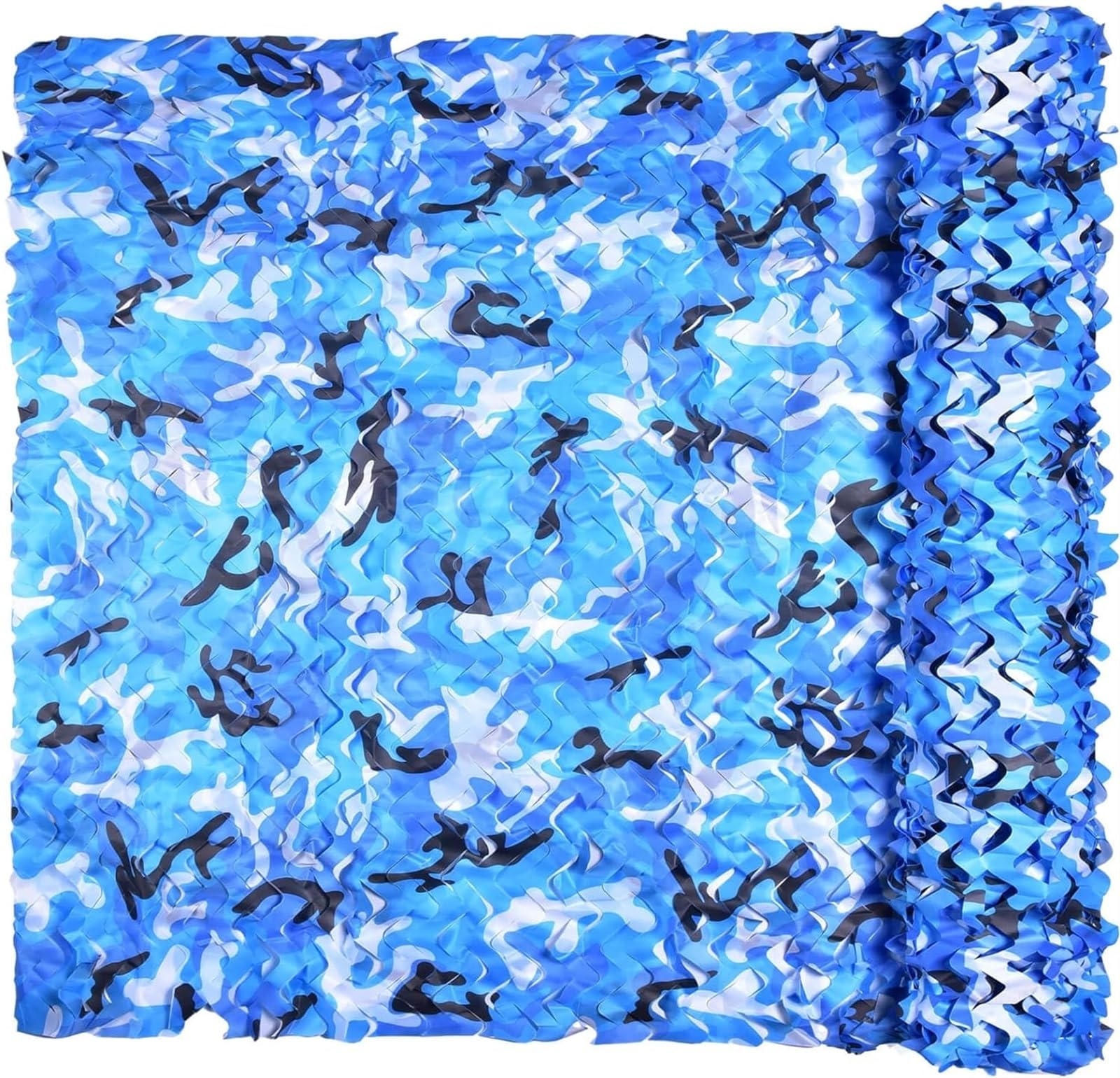 THE WHITE SHOPTHE WHITE SHOP Camo Netting, Camouflage Net Blinds Great for Sunshade Camping Shooting Hunting Etc, Bulk Roll Camo Netting, Blind Camouflage Netting (BLUE)