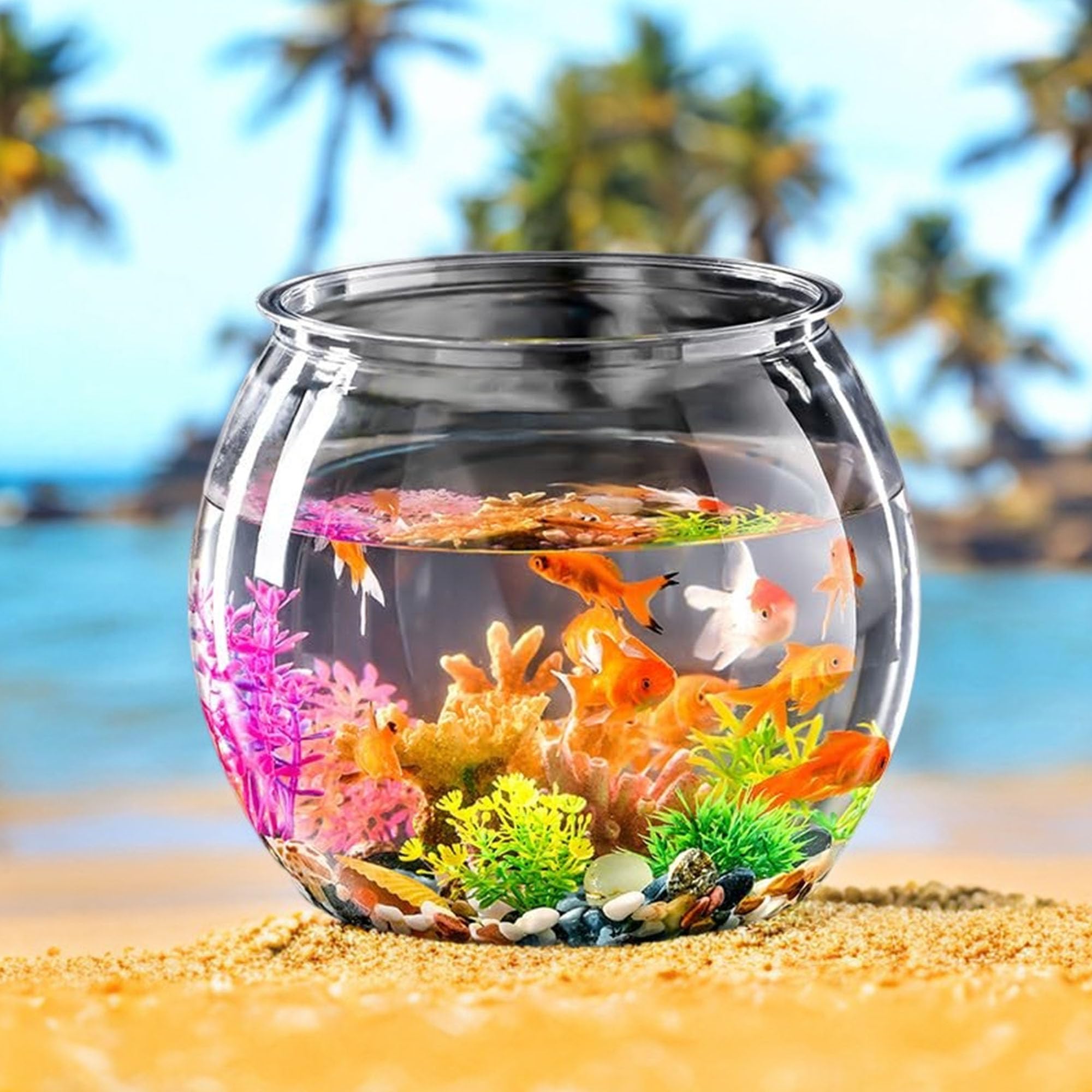 Contenitore Per Allevamento Pesci Per Acquario, Incubatore Galleggiante In Plastica, Serbatoio Di Pesce Allevamento Scatola, Con Ventose,Gamberetti, Pesci Pagliaccio, Pesci Aggressivi Feriti