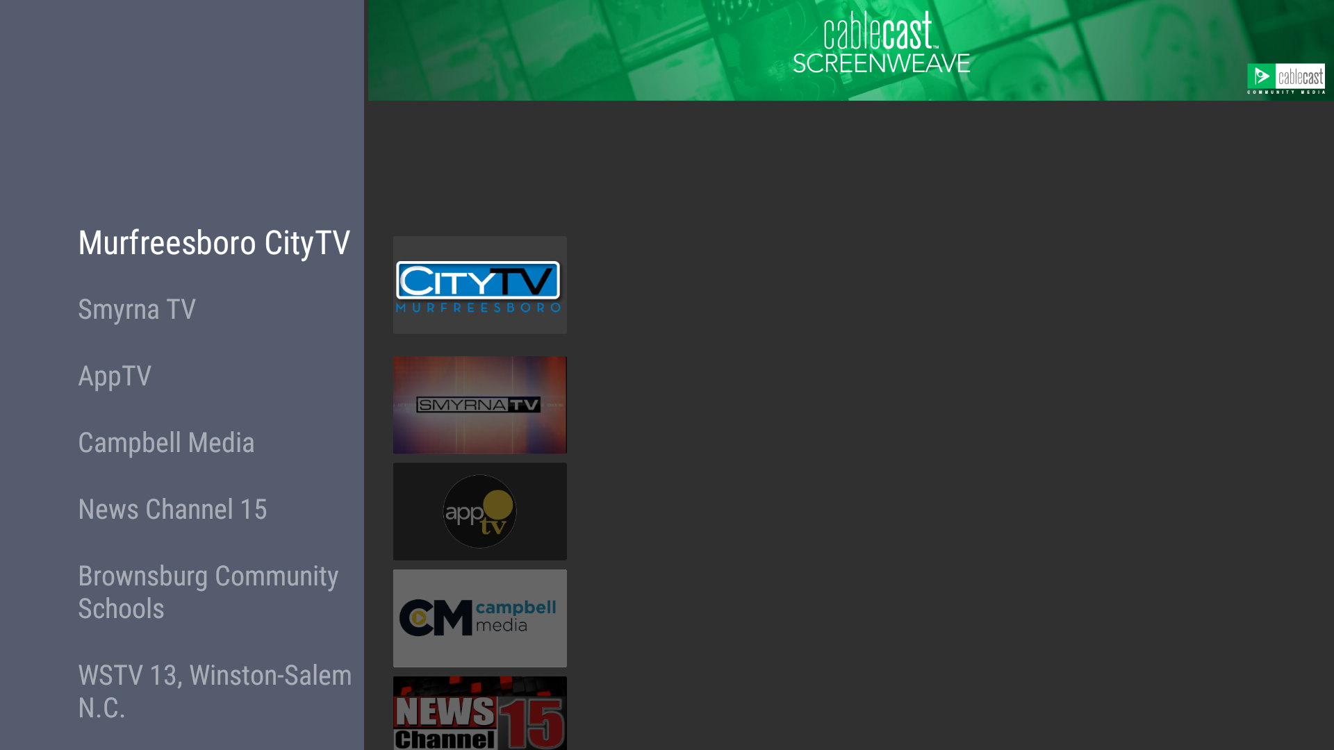 Cablecast App on Amazon Appstore
