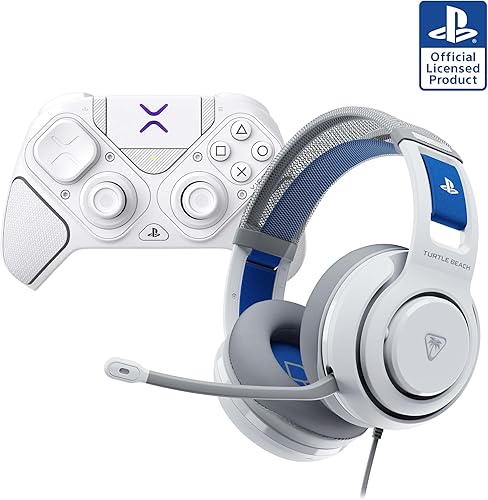 Vista 10 de Turtle Beach Atlas 200 Wired Multiplatform Gaming Headset for Xbox, PlayStation, PC w/ 3.5mm Wired Connection - 50mm Nanoclear Drivers, Flip-to-Mute