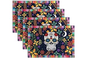 AnyDesign Day of The Dead Placemats