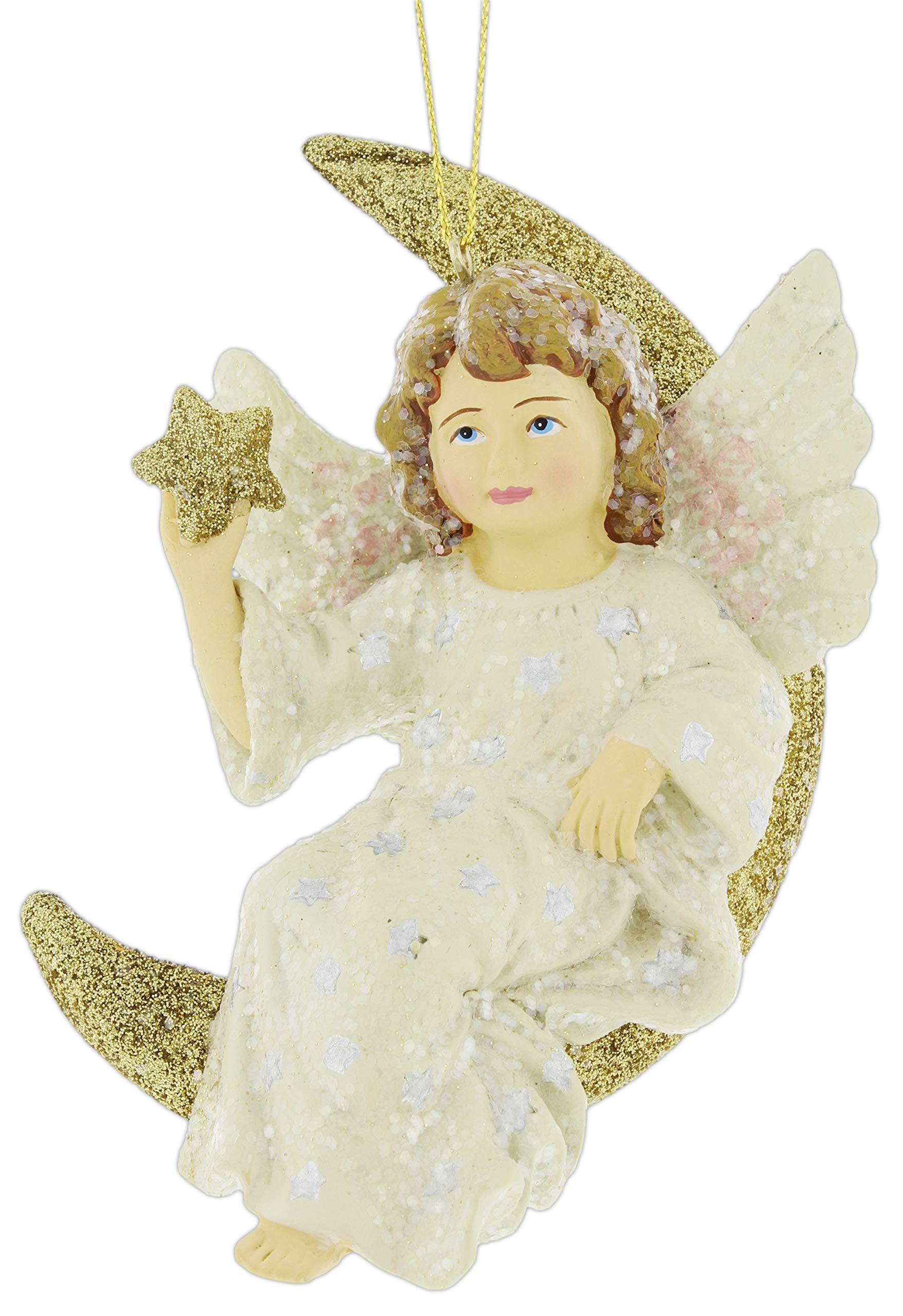 Bethany LoweCelestial Crescent Moon Angel Ornament