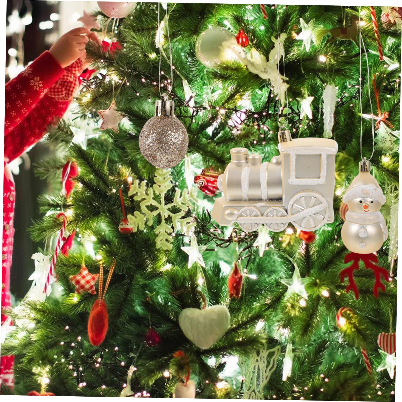 Ornements Sapin De Noel Boules Decoratives De Noel Decorations Suspendues pour Sapin
