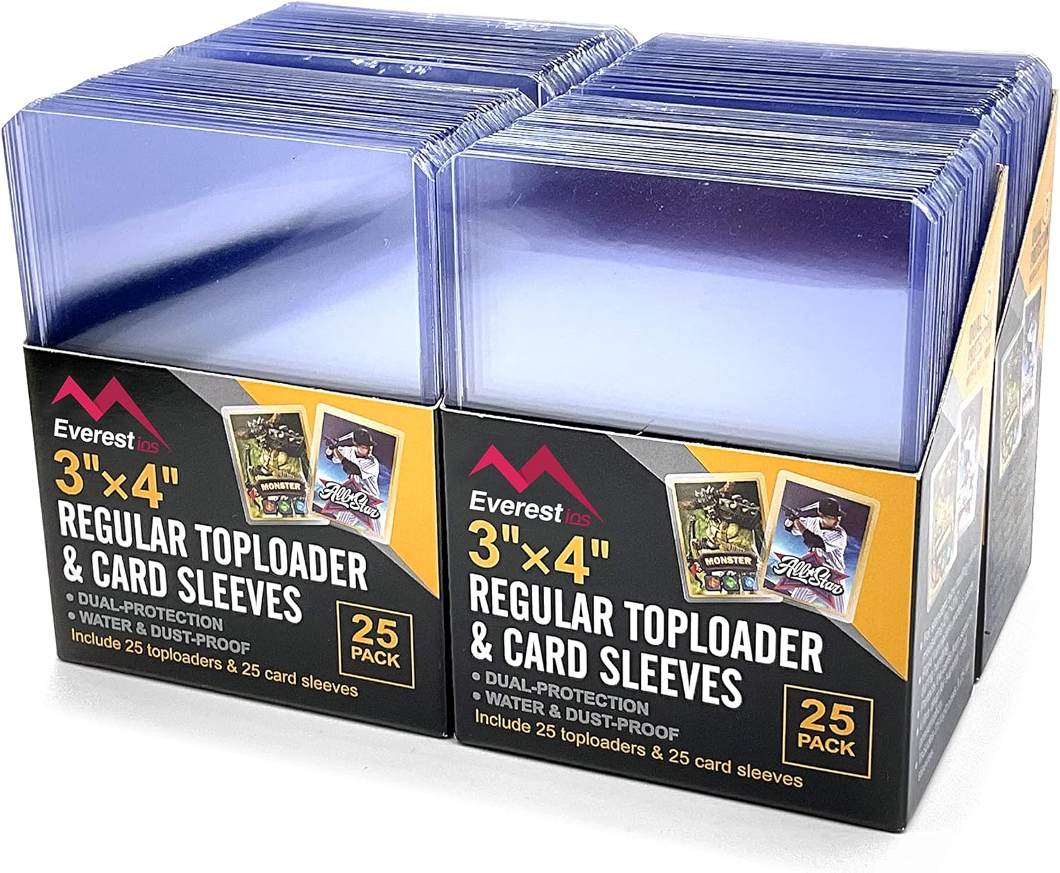 Buy Everest 3 x 4 Inch 100 Count Top Loader Card Holder and Clear