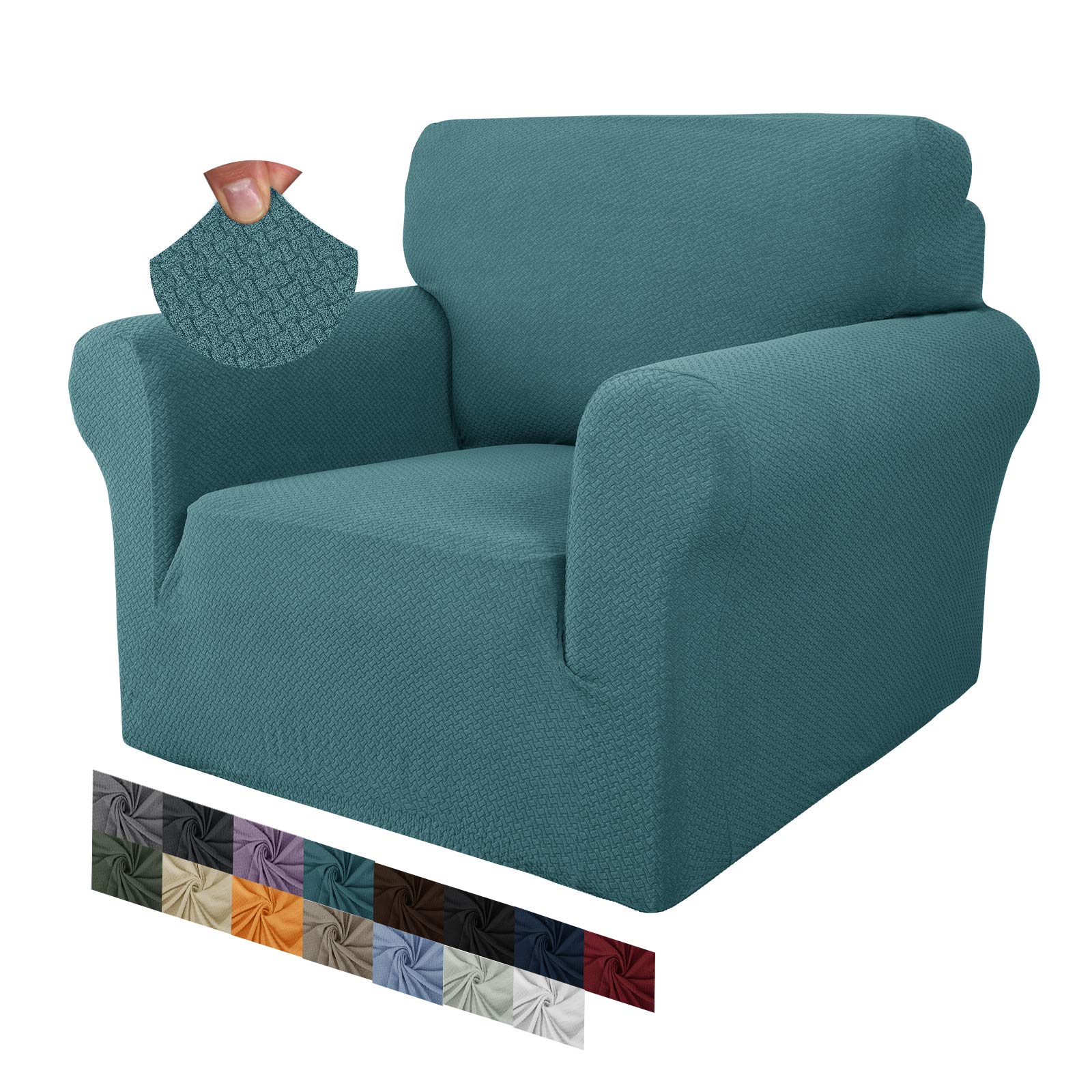 MAXIJIN Super Stretch Stuhlbezüge für Wohnzimmer, 1-teiliger
