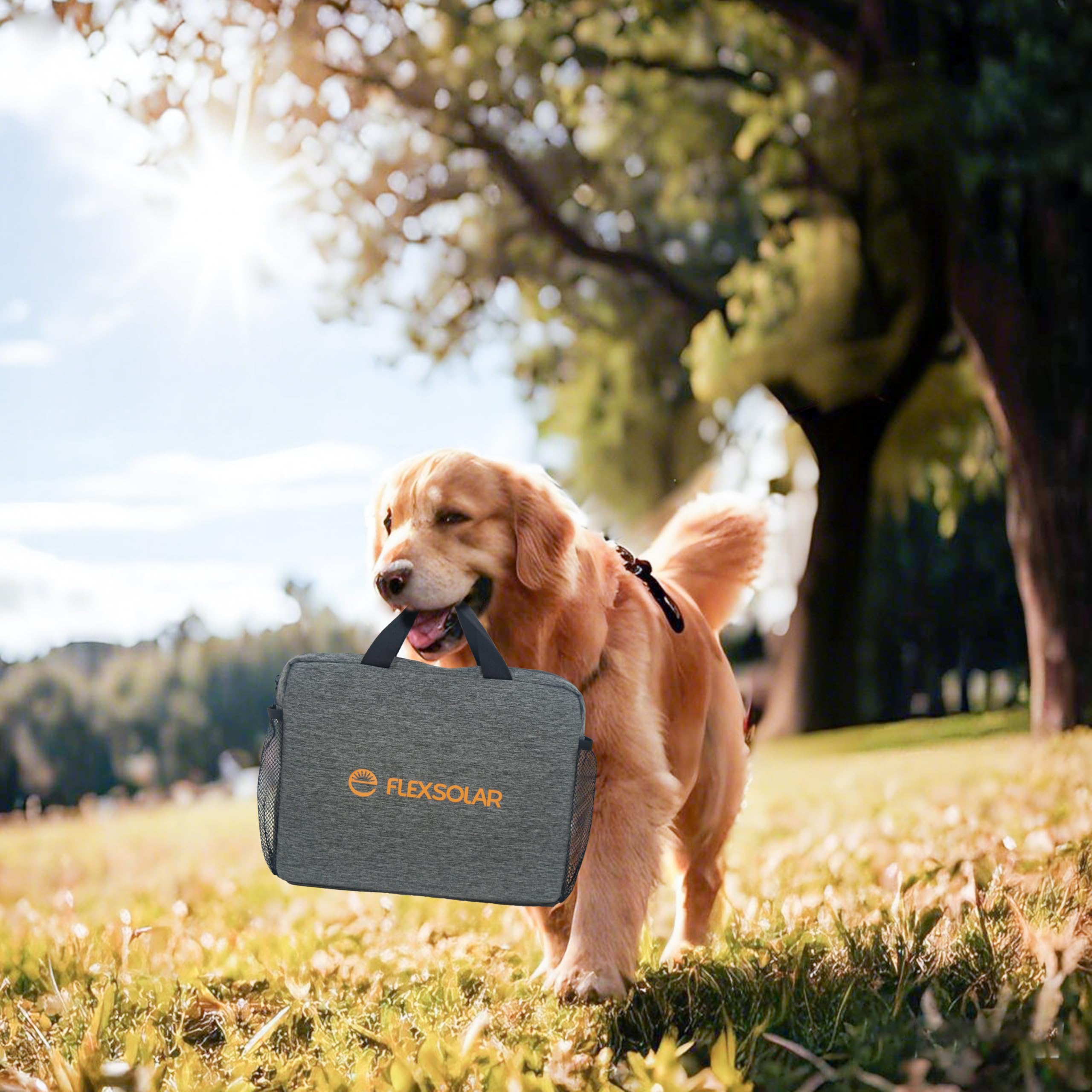 FlexSolar 100W Portable Solar Panels Chargers with PD3.0 USB-C,QC3.0 USB-A and DC Outputs Foldable IP67 Waterproof Power Emergency Camping for Small Power Station Generator,Phones, Power Banks - 3