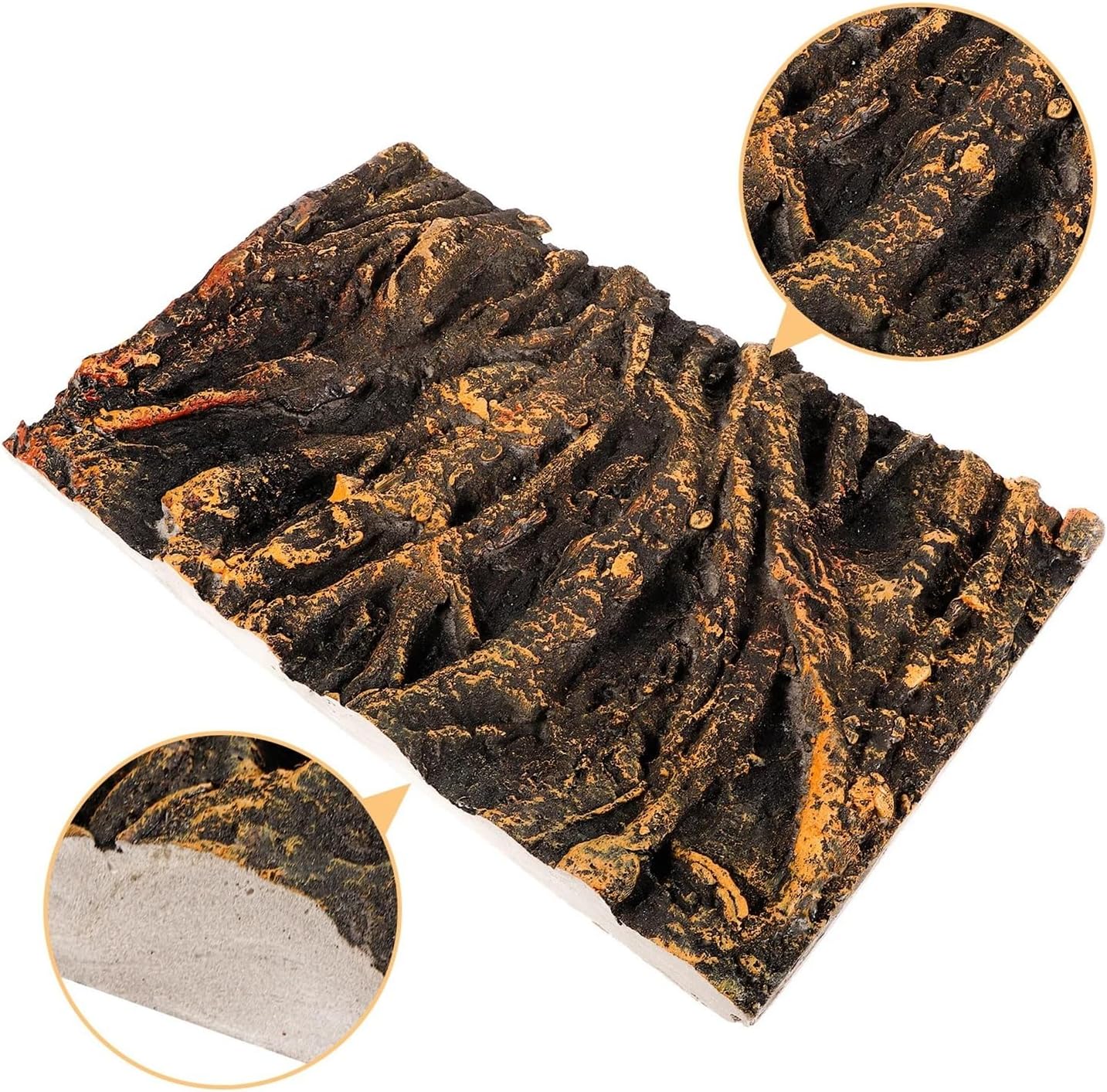 3D Tree Root Texture Aquarium Background Board Decorative Panel for Fish Tank Reptile Habitat and Landscape Photography Backdrop