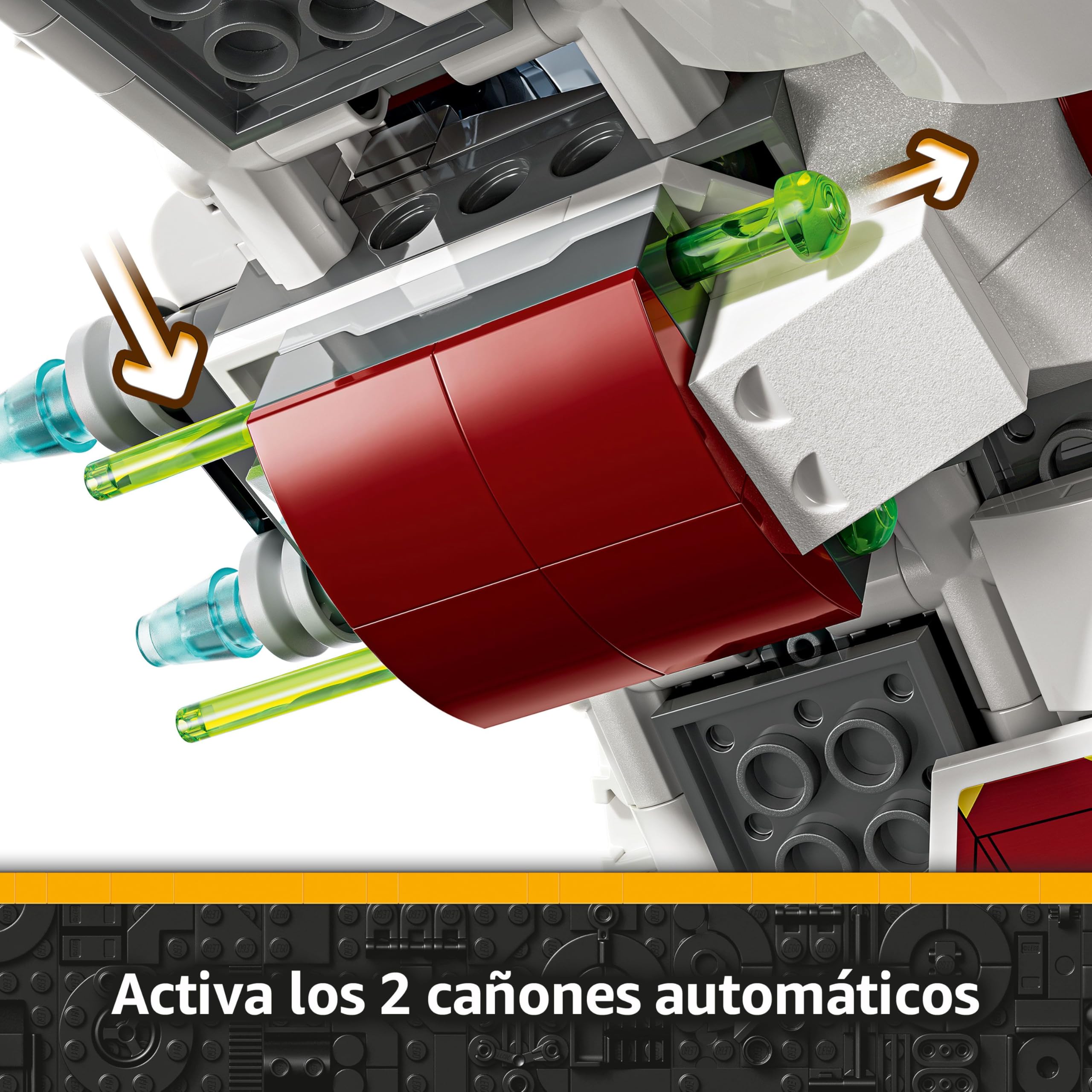 LEGO Star Wars 75401 Interceptor Jedi de Ahsoka Caza Estelar de Juguete para Niños y Niñas de 8 Años o Más de Las Guerras Clon, Minifiguras de Ahsoka Tano y Anakin Skywalker con Espadas Láser y R7-A7