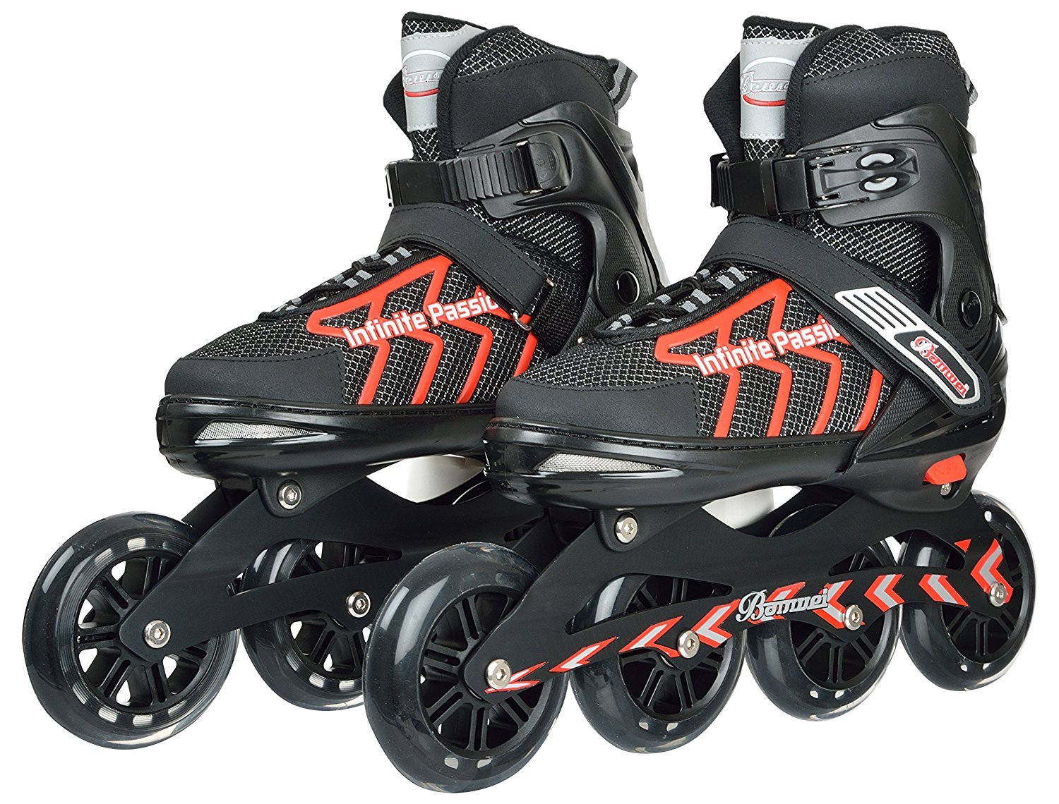 IRIS IR-301 Carbon-Steel Adjustable Inline Skates 100 mm, Medium (Size: 4-6 UK) (B07BKVVDR9) Amazon Price History, Amazon Price Tracker