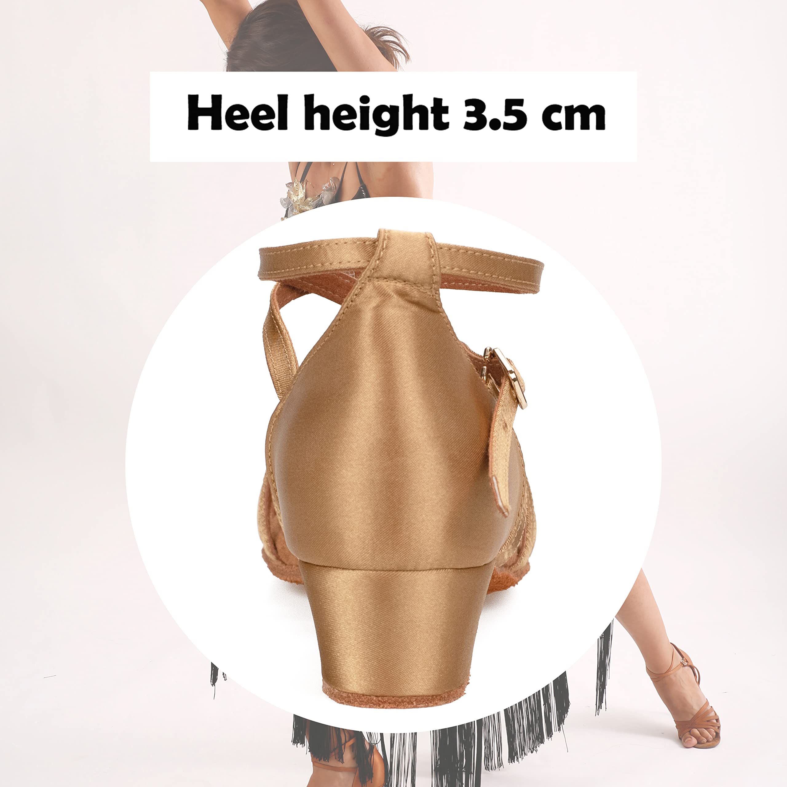 Damen Mädchen Tanzschuhe Niedrigem Absatz Standardtanz/Gesellschaftstanz/Lateinischer Tanz/Latein
