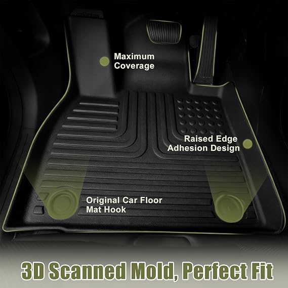 Priprilod Floor Mats & Trunk Cargo Liner Fit for Honda CR-V 2002-2006