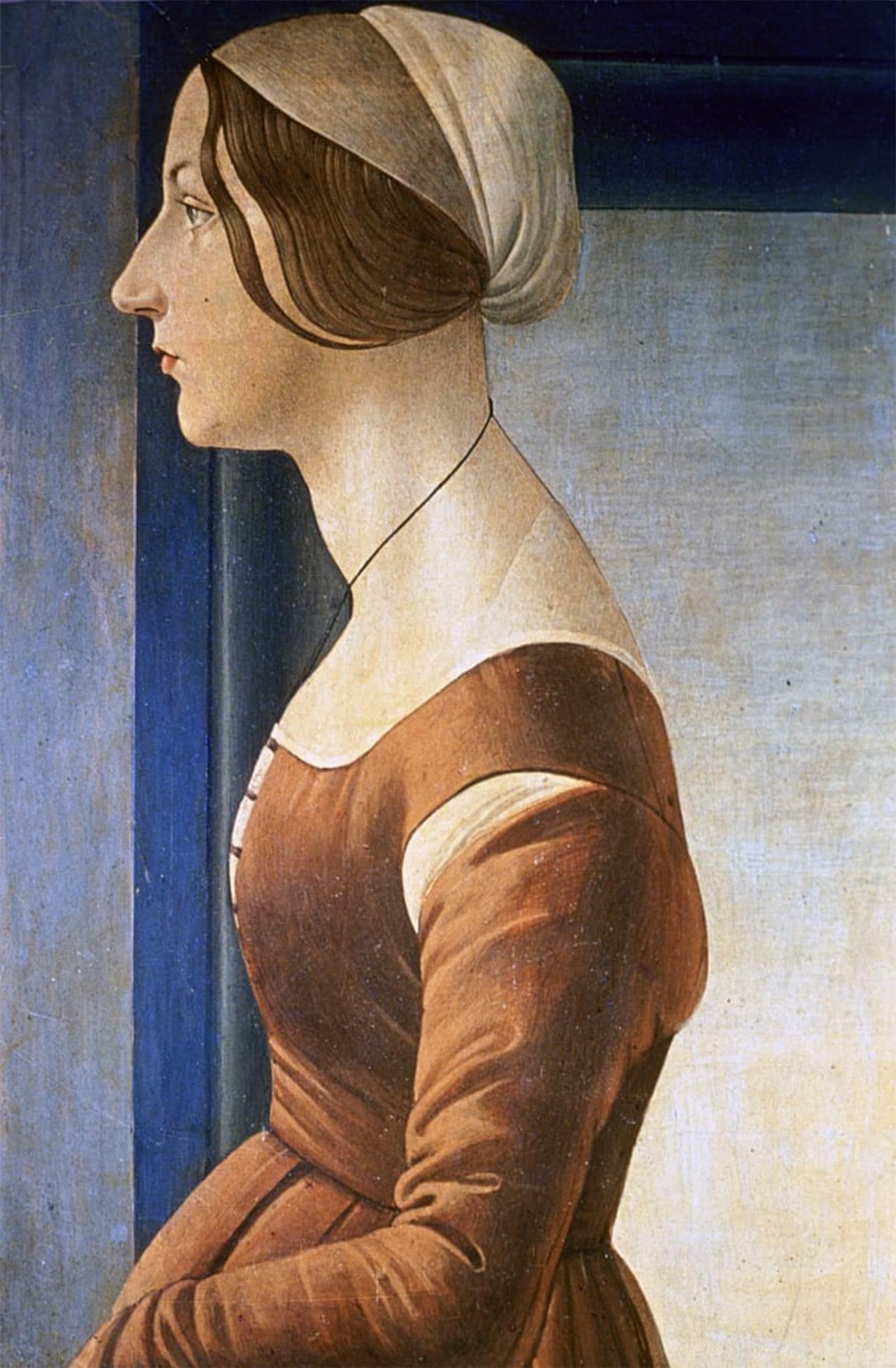 Lienzo de La Bella Simonetta de Sandro Botticelli para pared de dormitorio en 60x90cm 5