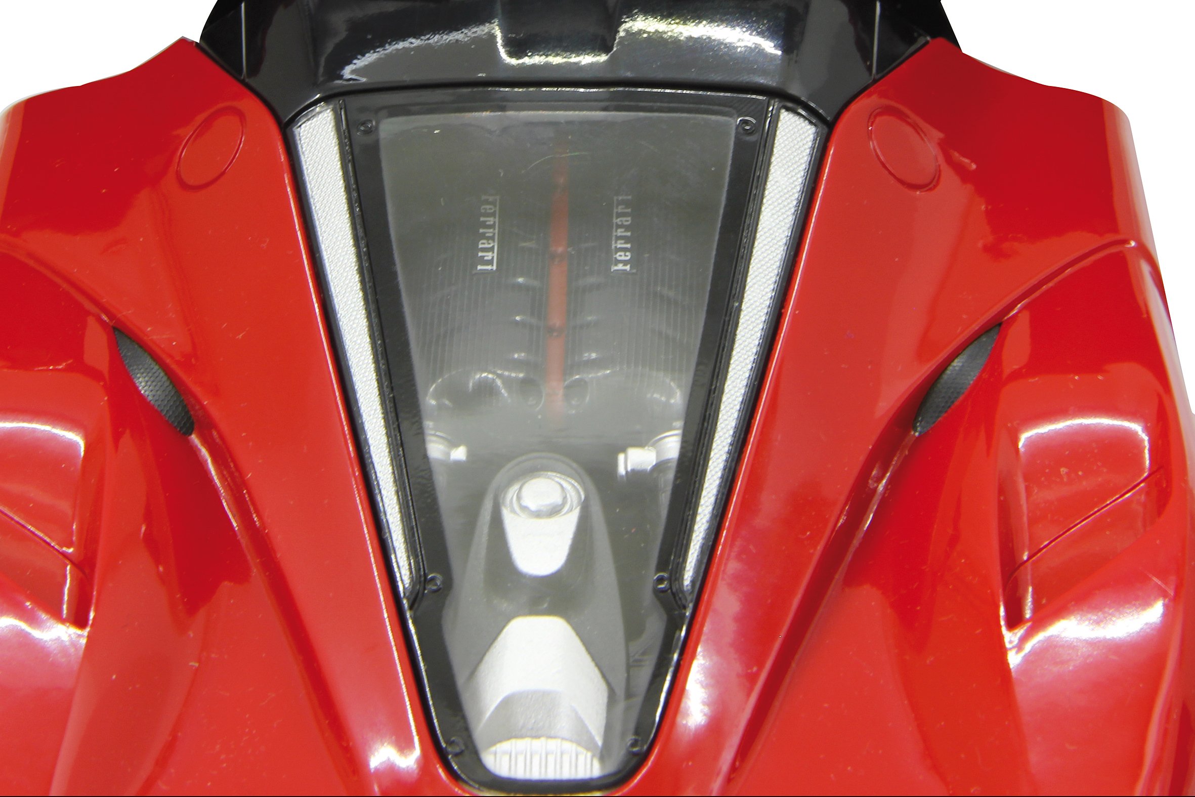 JAMARA 404130 - La Ferrari 1:14 2,4 GHz drzwi ręczne - samochód RC, oficjalnie licencjonowany, do 1 godziny czasu jazdy, ok. 11 km/h, idealnie odtworzone szczegóły, szczegółowe wnętrze, światło LED,