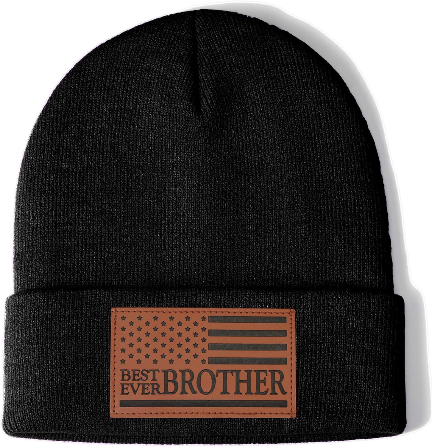 Mens American Flag Beanie Hat Best Dad Brother Papa Husband Ever Gifts Christmas Stocking Stuffers from Son Daughter Sister