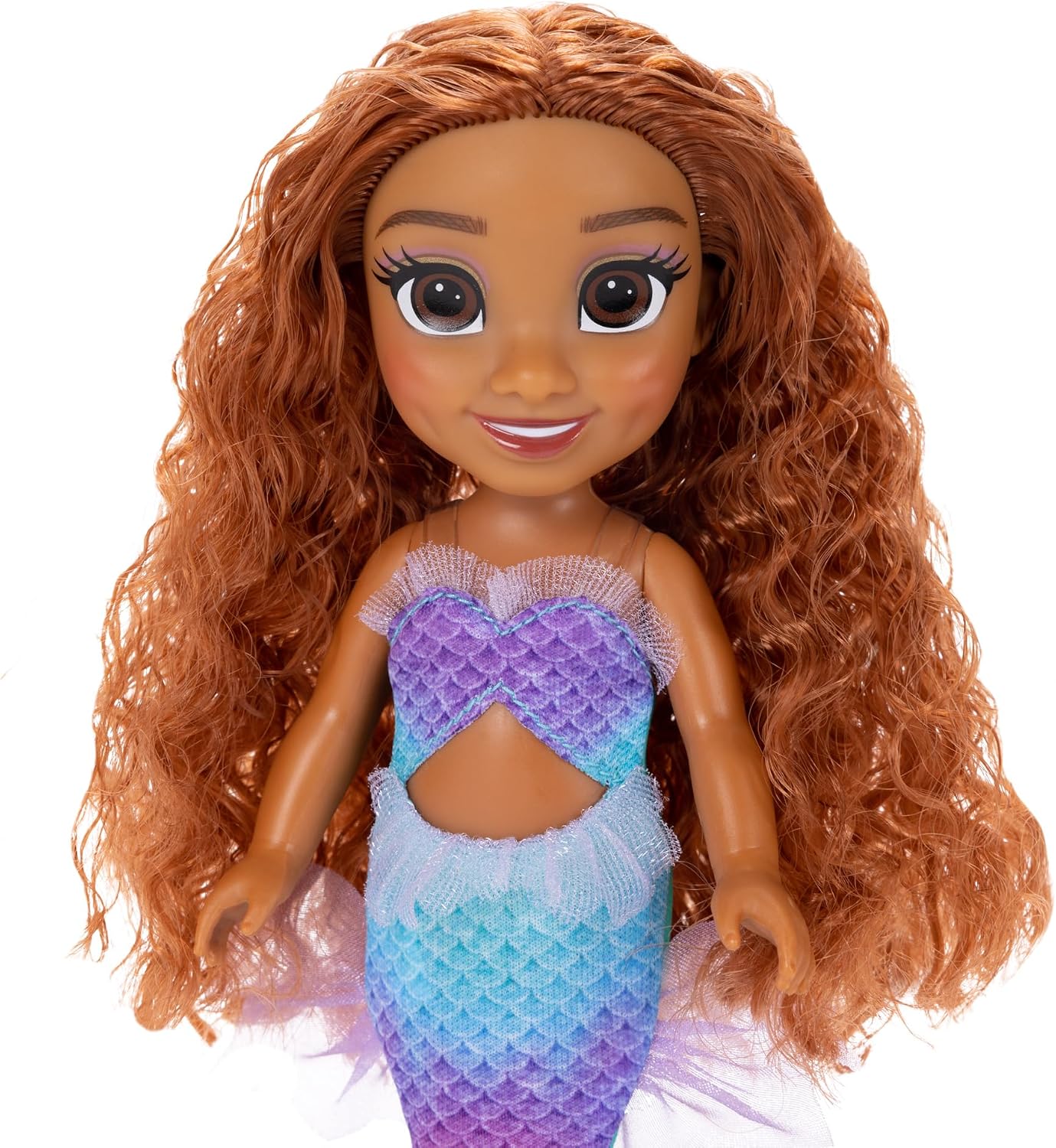 Disney The Little Mermaid Ariel and Sisters Petite Doll Set, Includes (7) Dolls! Each Doll Comes with a Seashell Brush, Each Dressed in Their Signature Outfit & Hairstyles