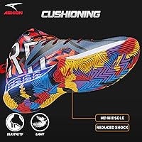 Vista 2 de ASHION Zapatos deportivos de baloncesto para hombre, ligeros, transpirables, antideslizantes, para correr, caminar, medios, tenis deportivos