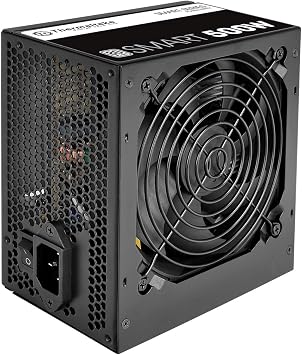 Thermaltake Smart 500W 80+ White Certified PSU, Continuous Power with 120mm Ultra Quiet Cooling Fan, ATX 12V V2.3/EPS 12V Active PFC Power Supply PS-SPD-0500NPCWUS-W