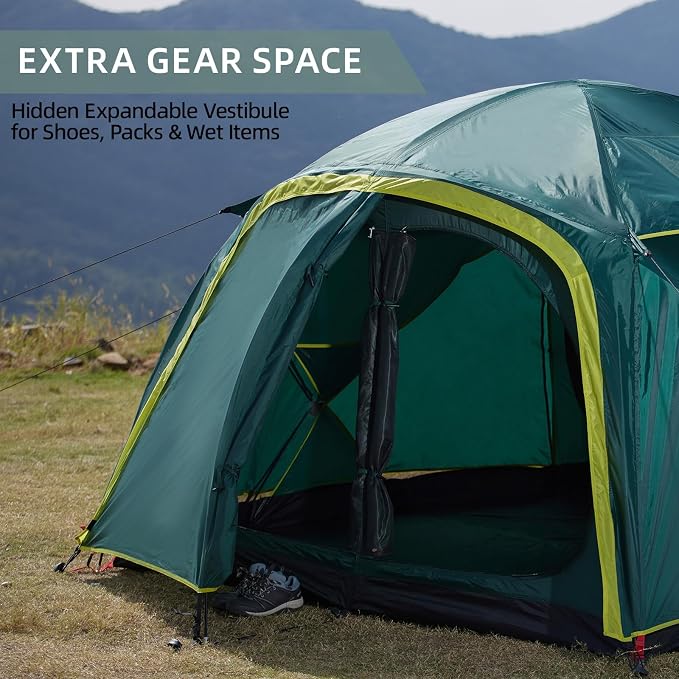 Carpa EchoSmile para camping impermeable 4 personas miniatura 9