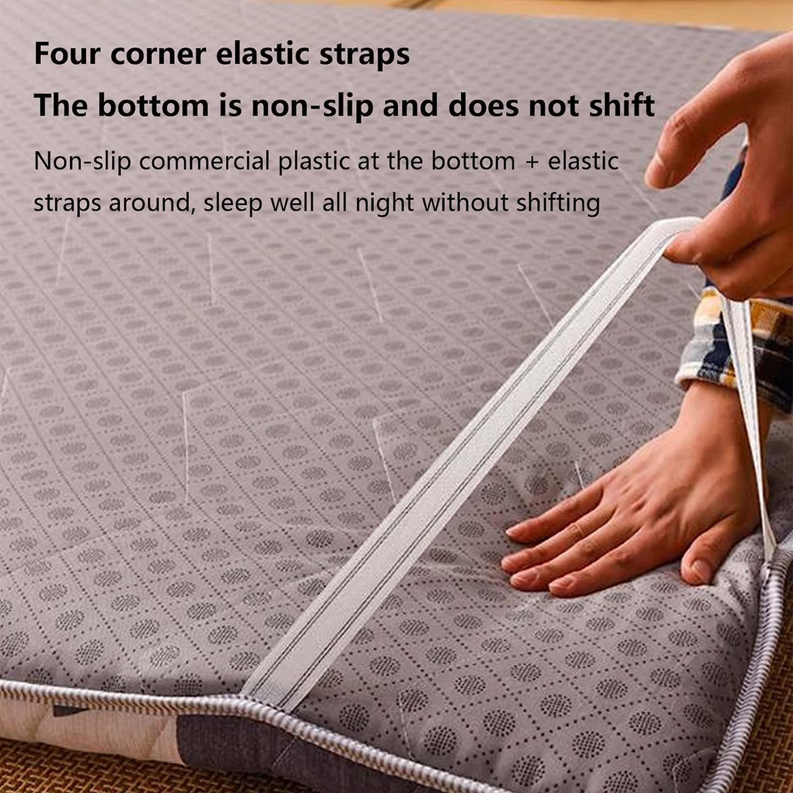 Colchón De Futón, Colchón De Tatami Tradicional Japonés, Colchón De Piso Plegable, Colchón De Cama Ultra Suave, Tapete De Tatami Doble Individual, Camping, Hogar (Color : A, Size : 100X200cm)