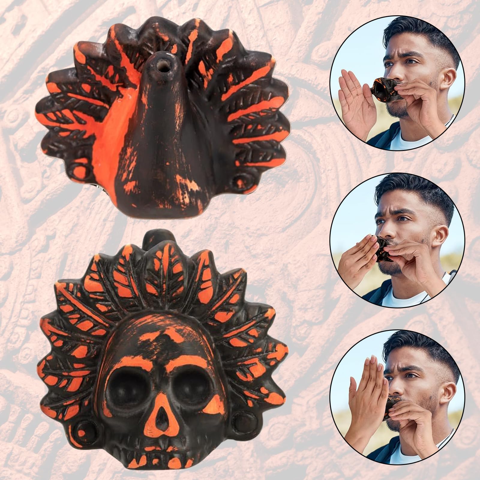 WoskjXas Aztec Death Whistle - Image 4