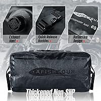 Vista 4 de Bolsa seca impermeable para motocicleta 65L
