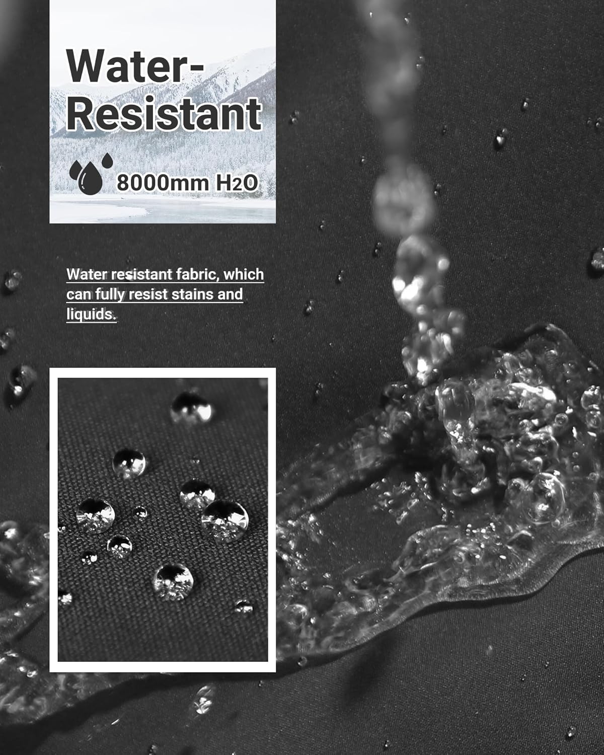 Outdoor Ventures Fleece Lined Waterproof Pants Women Ski Snow Insulated Softshell Snowboard Hiking with Boot Cut - Image 3