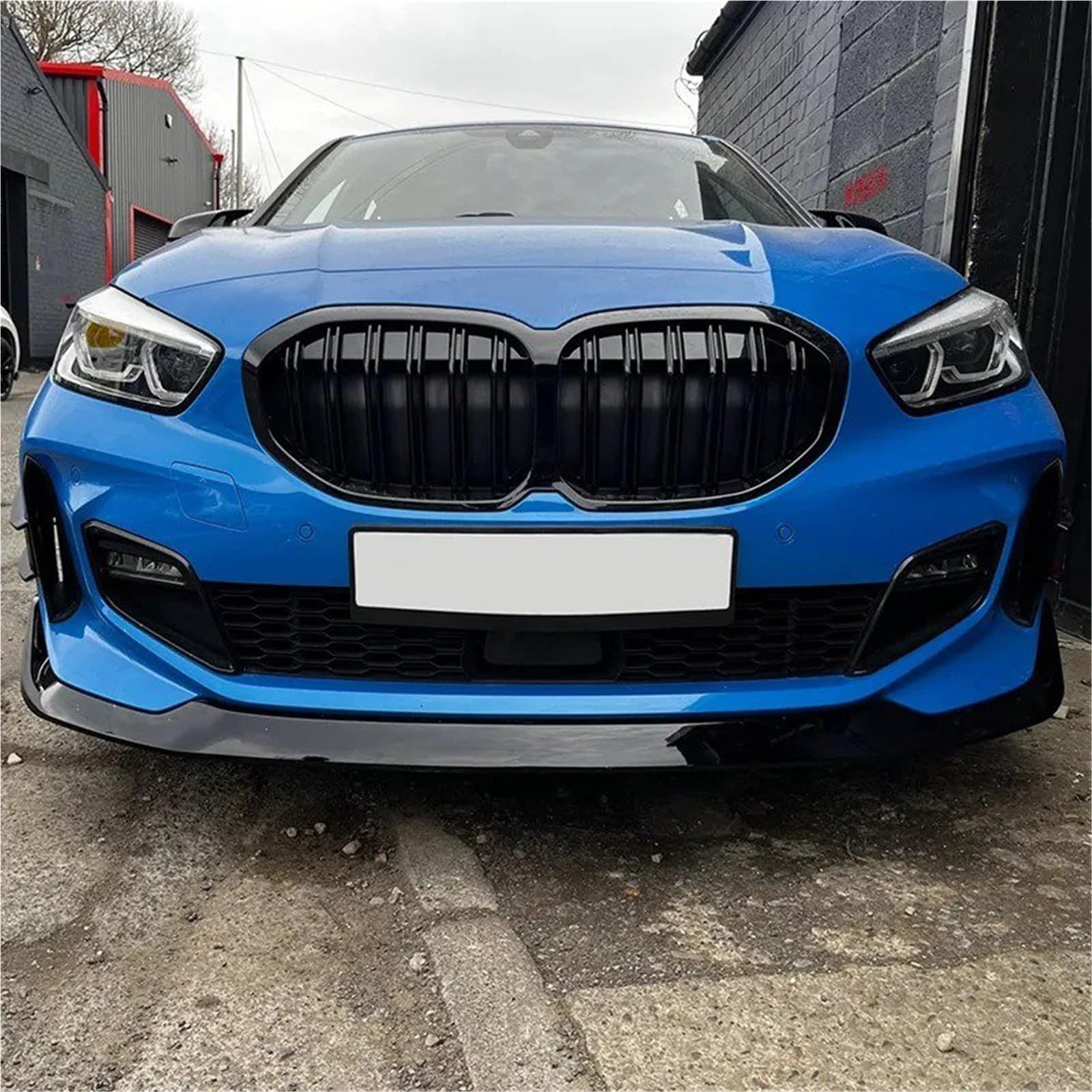 para BMW Serie 1 F40 M135i 128ti 118i 120i Sport 2019-2024 Parachoques Delantero Alerón Divisor Difusor Bodykit Tuning Labio Delantero Coche