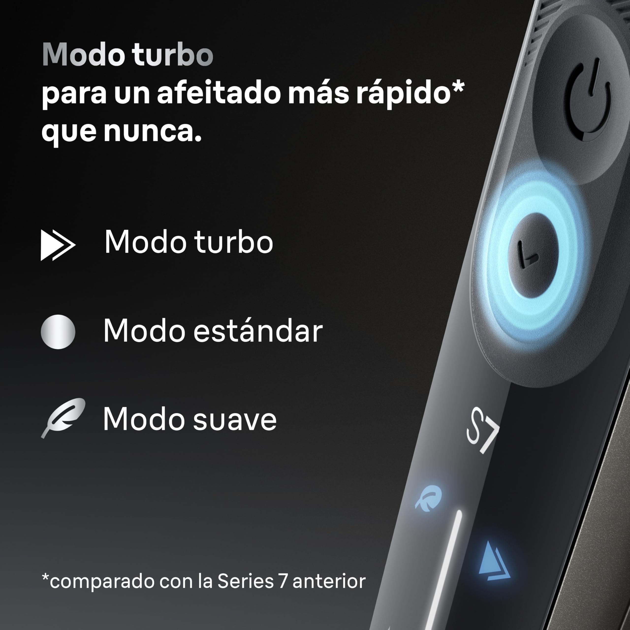 Braun Series 7 Afeitadora Eléctrica Hombre, 72-C7650CC, Oro - Máquina de Afeitar Resistente al Agua, 3 Modos de Afeitado, 60 Min de Uso, Centro de Limpieza, 2 Accesorios de Rasurado Y Estuche de Viaje