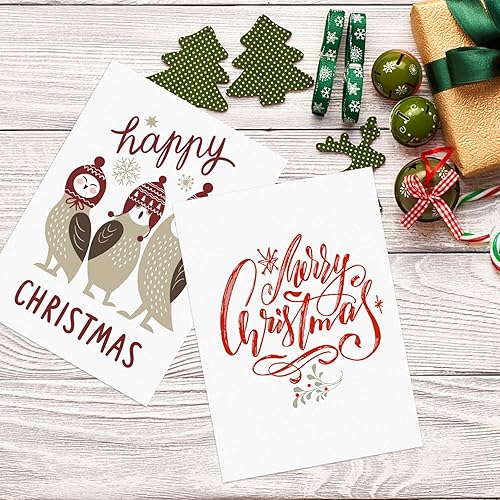 Miniatura 3 de Goefun - Paquete de 100 cartulina blanca en blanco de 5 x 8 pulgadas, papel de impresora de tarjetas planas de 80 libras para invitaciones,