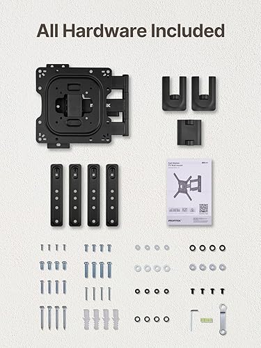 Miniatura 9 de monTEK Soporte de pared para TV de movimiento completo para televisores y monitores planos y curvos de 23 a 65 pulgadas, soporte articulado