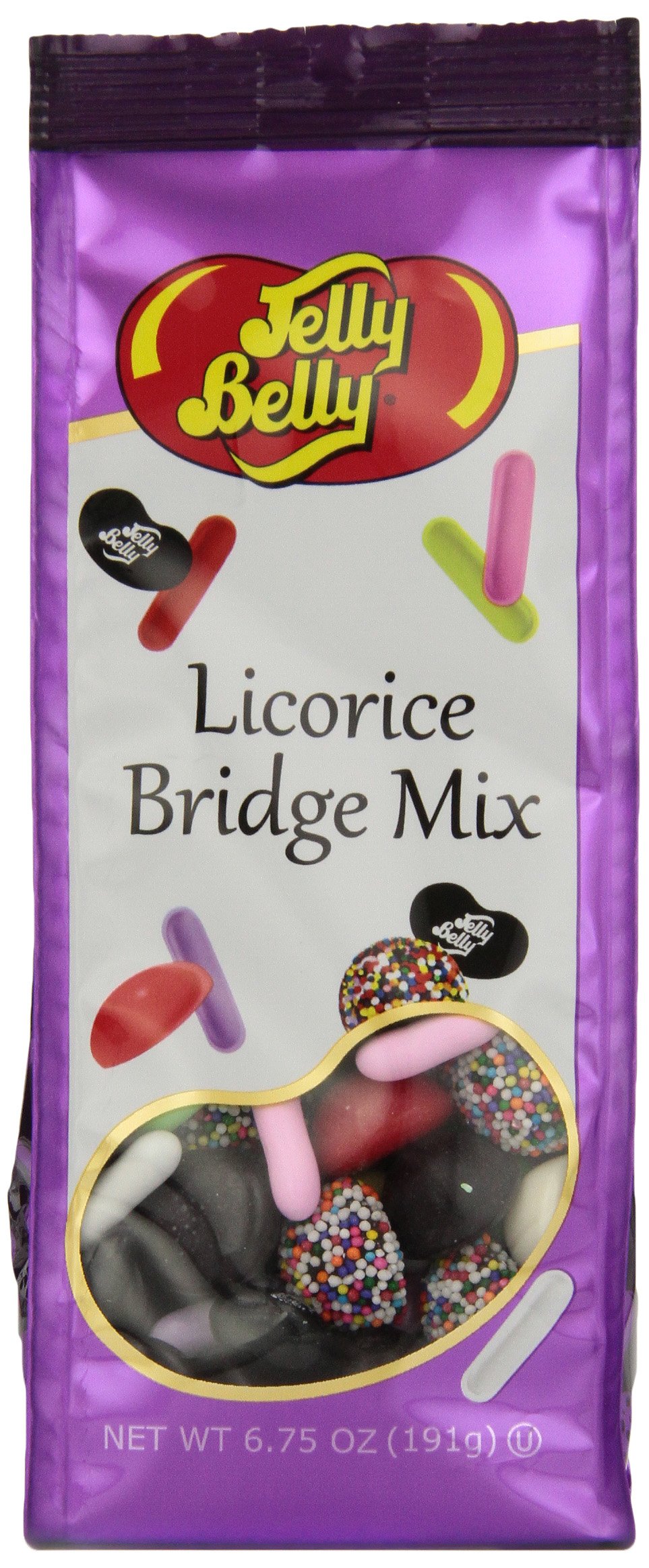 Jelly Belly Gift Bag, Licorice Bridge Mix, 6.75 oz.