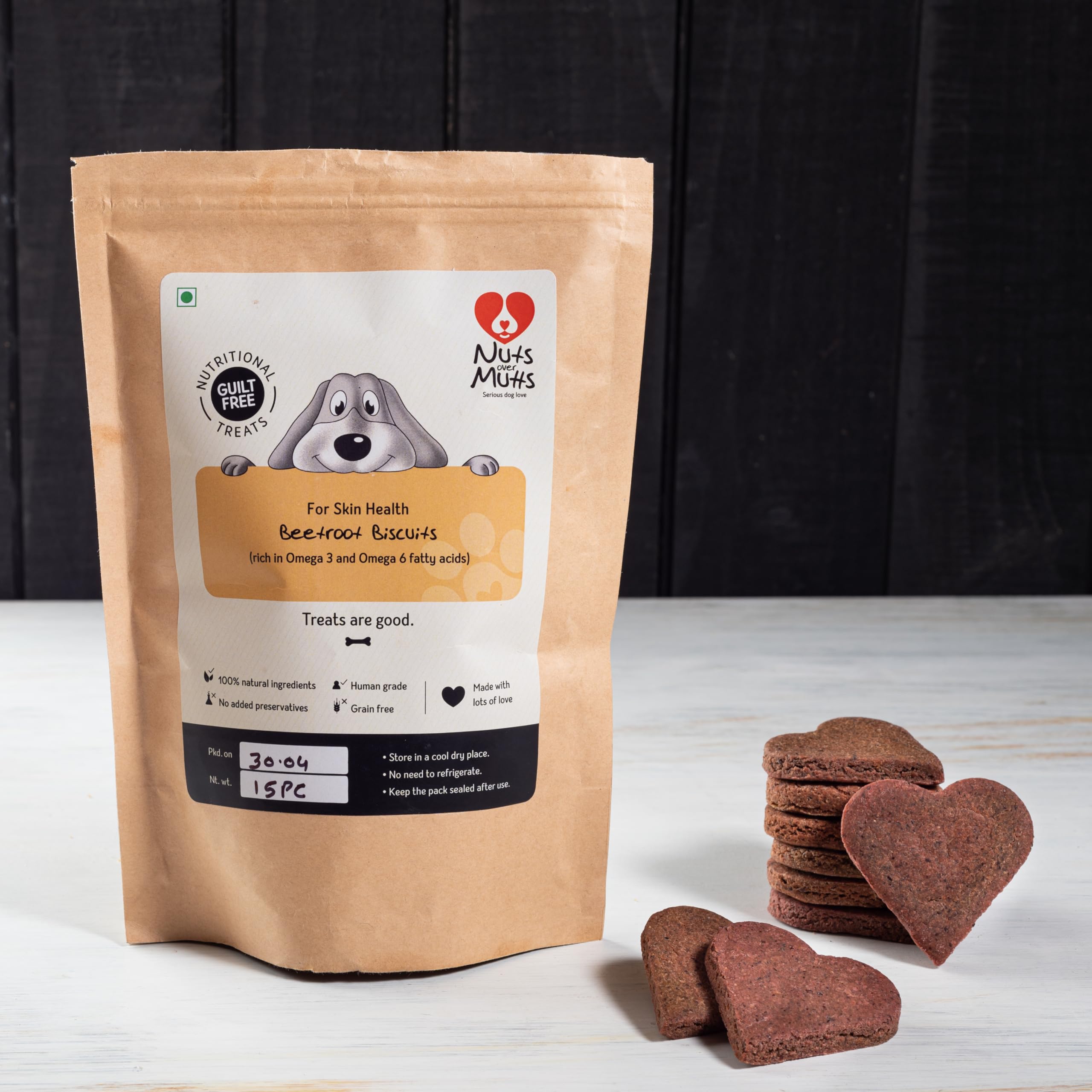 See full amazon price history chart for Nuts over Mutts Beetroot Flaxseed Flavour Dog Biscuits, Natural and Healthy, Gluten Free Dog Biscuits, 200 gm (1 Pack) Nuts over Mutts Beetroot Flaxseed Flavour Dog Biscuits, Natural and Healthy, Gluten Free Dog Biscuits, 200 gm (1 Pack) (B0CZLB6BY9) Amazon Price History, Amazon Price Tracker