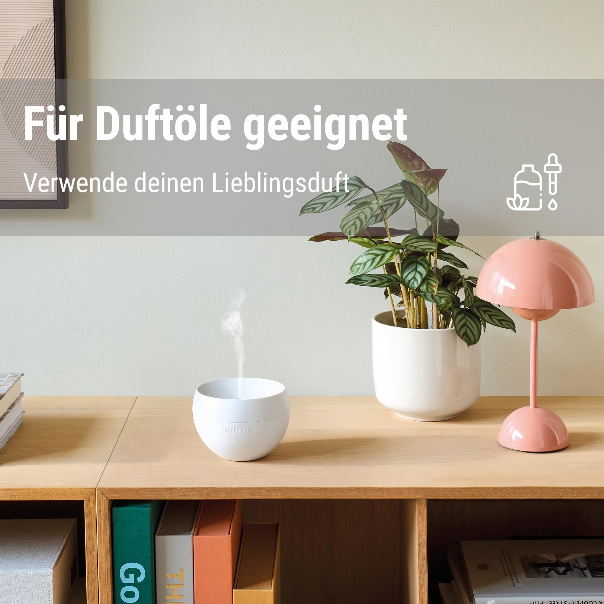 Stadler Form Aroma Diffuser Jasmine Mobile, kabellos, für ätherische Öle
