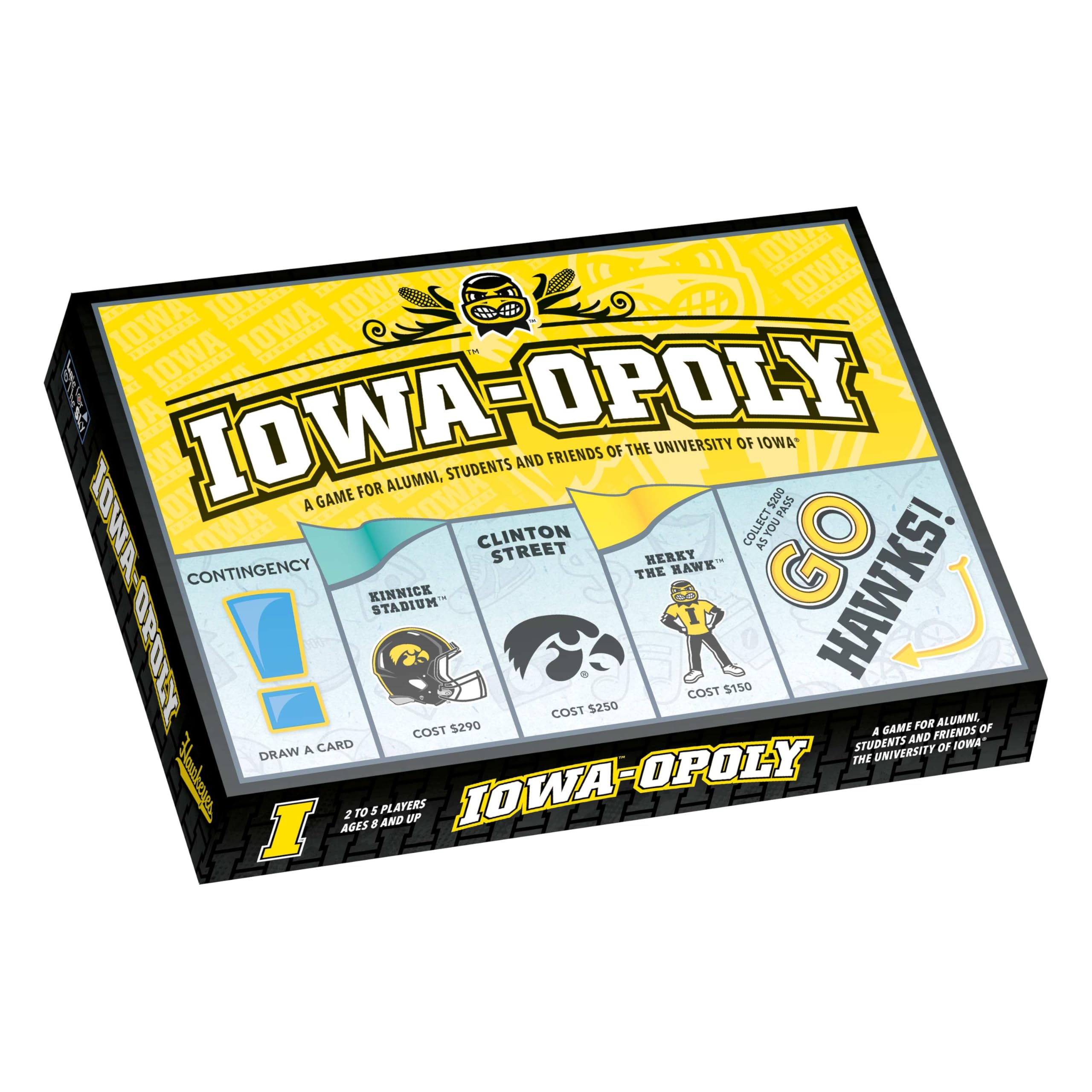 Amazon.com: Late for the Sky University of Iowa Iowaopoly Board