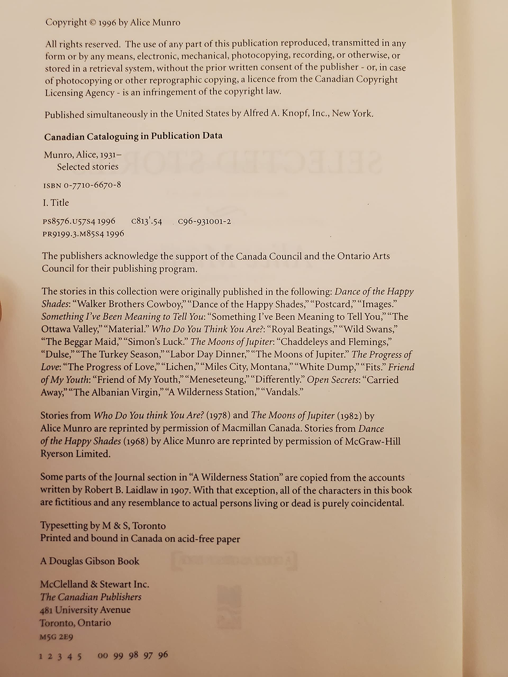 Selected Stories Munro, Alice - PT07